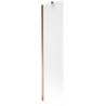 Mexen Next Badewannen-Faltwand 1-teilig 50 x 150 cm, Milchglas, Roségold - 895-050-000-00-30-60