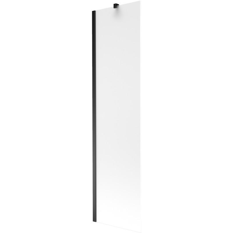 Mexen Next Badewannenabtrennung 1-flügelig 50 x 150 cm, matt, schwarz - 895-050-000-00-30-70