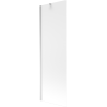 Mexen Next Badewannenfaltwand 1-teilig 60 x 150 cm, matt, Chrom - 895-060-000-00-30-01