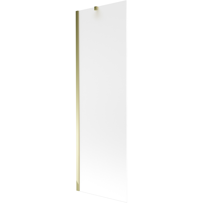 Mexen Next Badewannenabtrennung 1-flügelig 60 x 150 cm, matt, gold - 895-060-000-00-30-50