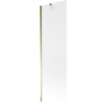 Mexen Next 1-flügelige Badewannenabtrennung 60 x 150 cm, matt, gold - 895-060-000-00-30-50