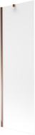 Mexen Next Badewannenwand 1-flügelig 60 x 150 cm, satiniert, Roségold - 895-060-000-00-30-60