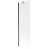 Mexen Next Badewannenabtrennung einflügelige 60 x 150 cm, matt, schwarz - 895-060-000-00-30-70