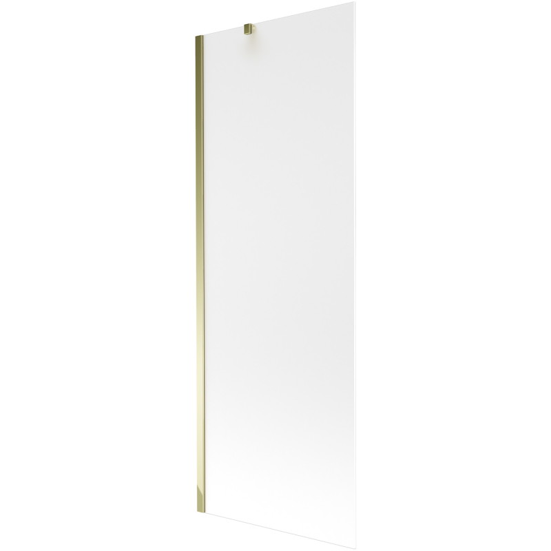 Mexen Next Badewannenabtrennung 1-flügelig 70 x 150 cm, matt, golden - 895-070-000-00-30-50