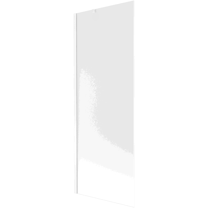 Mexen Next Duschwand für Badewanne 1-flügelig 70 x 150 cm, satiniert, weiß - 895-070-000-00-30-20