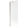 Mexen Next Badeaufsatz 1-flügelig 70 x 150 cm, Milchglas, Roségold - 895-070-000-00-30-60