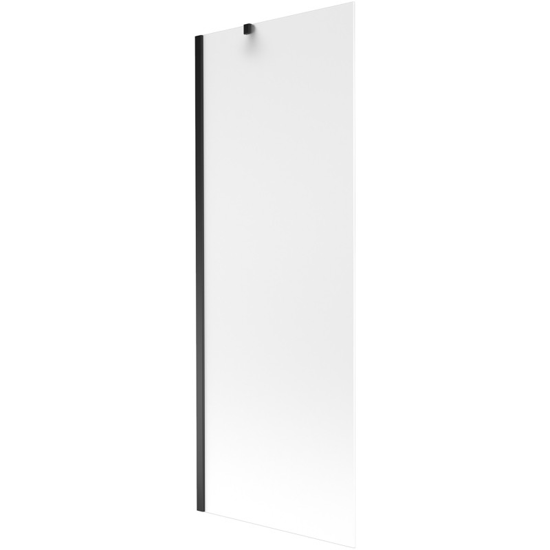 Mexen Next 1-flügelige Badewannenfaltwand 70 x 150 cm, Milchglas, Schwarz - 895-070-000-00-30-70