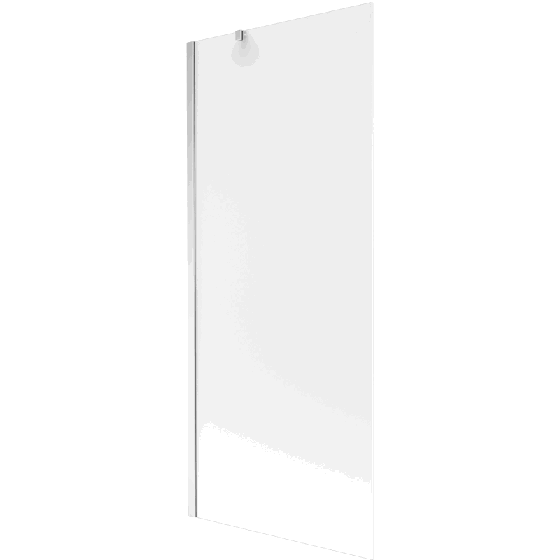 Mexen Next Badewannenabtrennung 1-flügelig 80 x 150 cm, matt, Chrom - 895-080-000-00-30-01