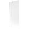 Mexen Next Badewannenabtrennung 1-flügelig 80 x 150 cm, matt, Chrom - 895-080-000-00-30-01