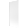 Mexen Next Duschabtrennung 1-flügelig 80 x 150 cm, mattiert, weiß - 895-080-000-00-30-20
