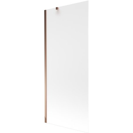 Mexen Next einflügelige Badewannenabtrennung 80 x 150 cm, matt, Roségold - 895-080-000-00-30-60
