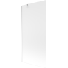 Mexen Next Badewannen-Faltwand 1-flügelig 90 x 150 cm, mattiert, Chrom - 895-090-000-00-30-01