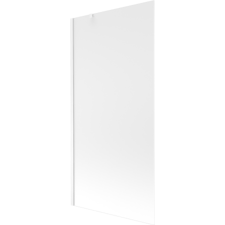 Mexen Next Badewannenaufsatz 1-flügelig 90 x 150 cm, Mattglas, weiß - 895-090-000-00-30-20