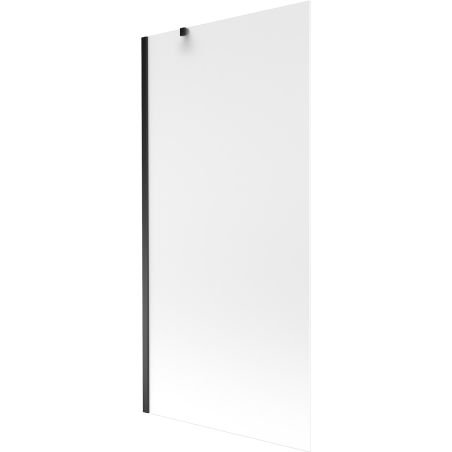 Mexen Next Badewannen-Abtrennung 1-flügelig 90 x 150 cm, mattiert, schwarz - 895-090-000-00-30-70