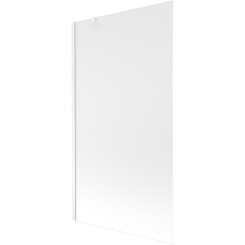 Mexen Next einflügelige Badewannenabtrennung 100 x 150 cm, satiniert, weiß - 895-100-000-00-30-20