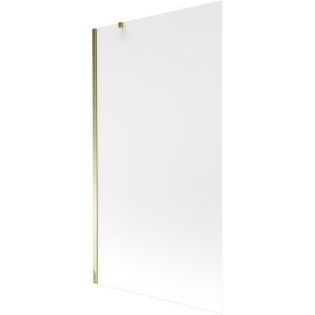 Mexen Next 1-flügelige Badewannenabtrennung 100 x 150 cm, Milchglas, Gold - 895-100-000-00-30-50