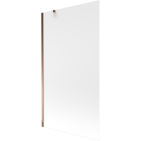 Mexen Next 1-flügelige Badewannenwand 100 x 150 cm, Mattglas, Roségold - 895-100-000-00-30-60