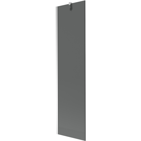 Mexen Next Badewannenfaltwand 1-flügelig 50 x 150 cm, Graphit, Chrom - 895-050-000-00-40-01