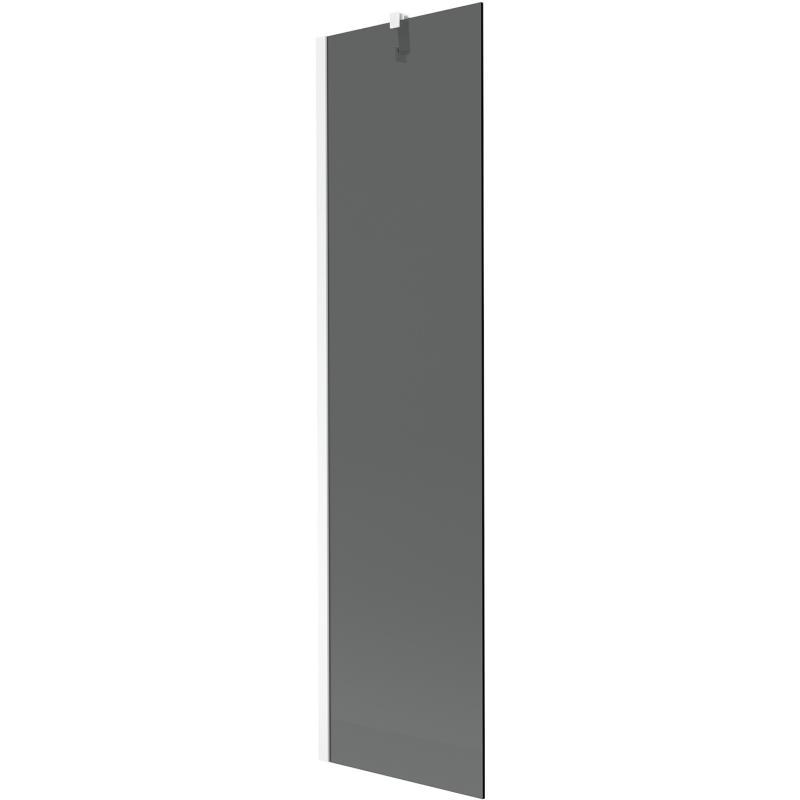 Mexen Next Badewannenabdeckung 1-flügelig 50 x 150 cm, grafit, weiß - 895-050-000-00-40-20