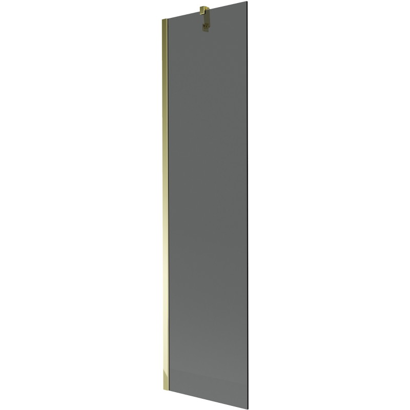 Mexen Next 1-flügelige Badewannenabtrennung 50 x 150 cm, graphit, gold - 895-050-000-00-40-50