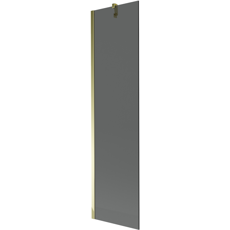 Mexen Next Wannenspritzschutz 1-flügelig 50 x 150 cm, grafit, gold - 895-050-000-00-40-50