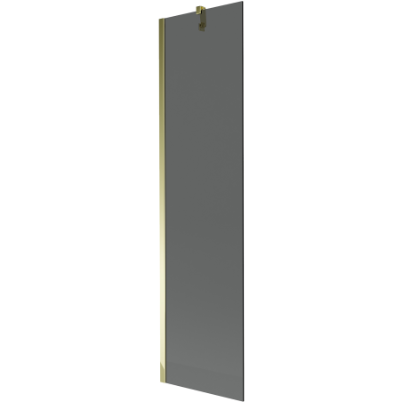 Mexen Next Einflügelige Badewannenfaltwand 50 x 150 cm, Graphit, Gold - 895-050-000-00-40-50