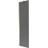 Mexen Next 1-flügelige Badewannenabtrennung 50 x 150 cm, graphit, gold - 895-050-000-00-40-50