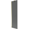 Mexen Next Wannenspritzschutz 1-flügelig 50 x 150 cm, grafit, gold - 895-050-000-00-40-50