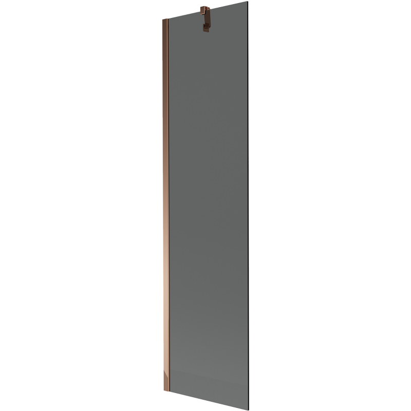 Mexen Next Duschabtrennung 1-flügelig 50 x 150 cm, Graphit, Roségold - 895-050-000-00-40-60