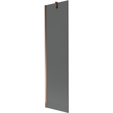 Mexen Next 1-flügelige Badewannenabtrennung 50 x 150 cm, Grafit, Roségold - 895-050-000-00-40-60