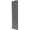 Mexen Next 1-flügelige Badewannenabtrennung 50 x 150 cm, Grafit, Roségold - 895-050-000-00-40-60