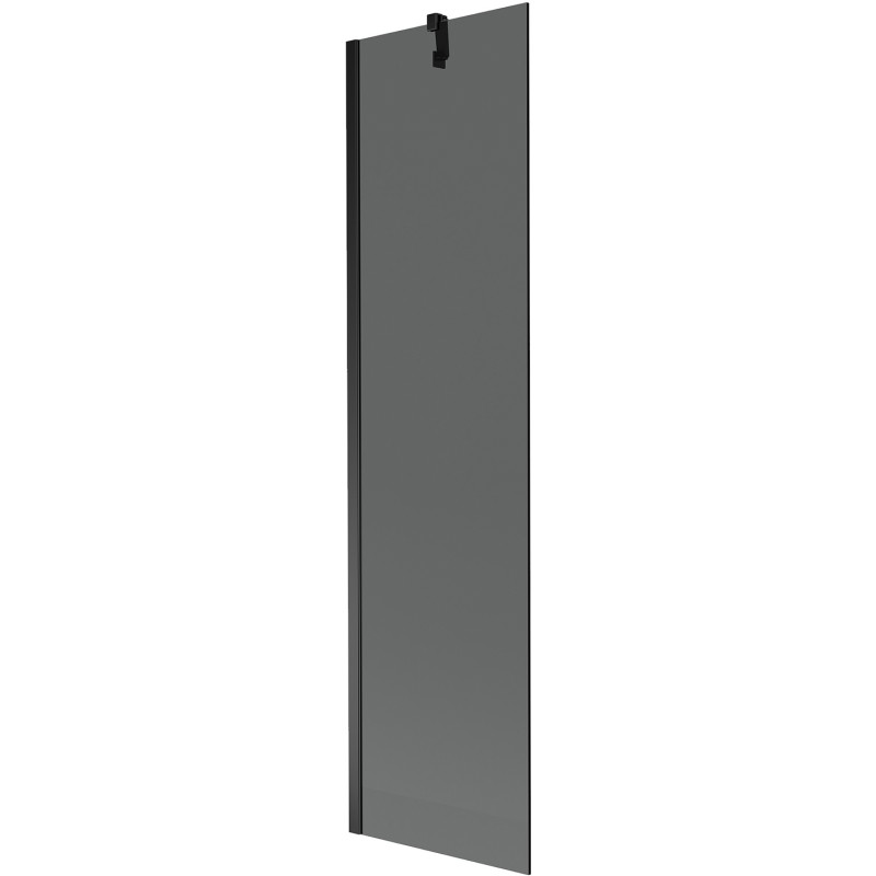 Mexen Next 1-flügelige Badewannenabtrennung 50 x 150 cm, Graphit, Schwarz - 895-050-000-00-40-70