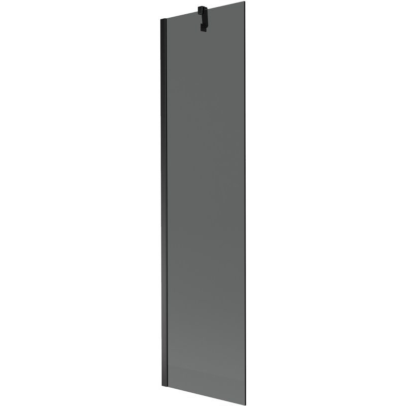 Mexen Next Badewannenwand 1-flügelig 50 x 150 cm, Graphit, Schwarz - 895-050-000-00-40-70