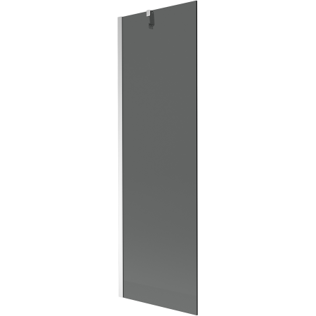 Mexen Next 1-flügelige Badewannenabtrennung 60 x 150 cm, Graphit, Chrom - 895-060-000-00-40-01