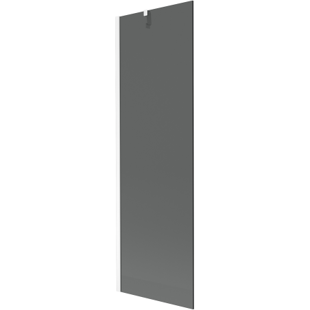 Mexen Next 1-flügeliger Badewannenaufsatz 60 x 150 cm, graphit, weiß - 895-060-000-00-40-20
