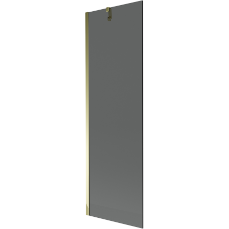 Mexen Next 1-flügelige Badewannenabtrennung 60 x 150 cm, Graphit, Gold - 895-060-000-00-40-50