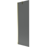 Mexen Next Wannenwand 1-teilig 60 x 150 cm, Graphit, Gold - 895-060-000-00-40-50