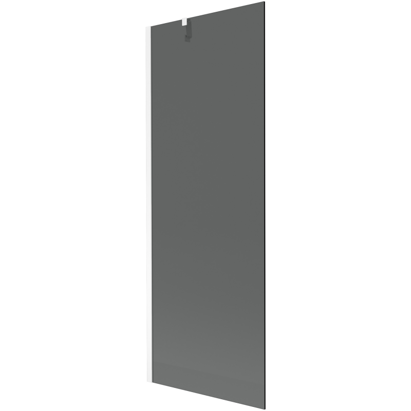 Mexen Next Badewannenwand 1-flügelig 70 x 150 cm, graphit, weiß - 895-070-000-00-40-20