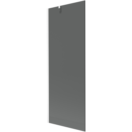 Mexen Next Badewannenwand 1-flügelig 70 x 150 cm, graphit, weiß - 895-070-000-00-40-20