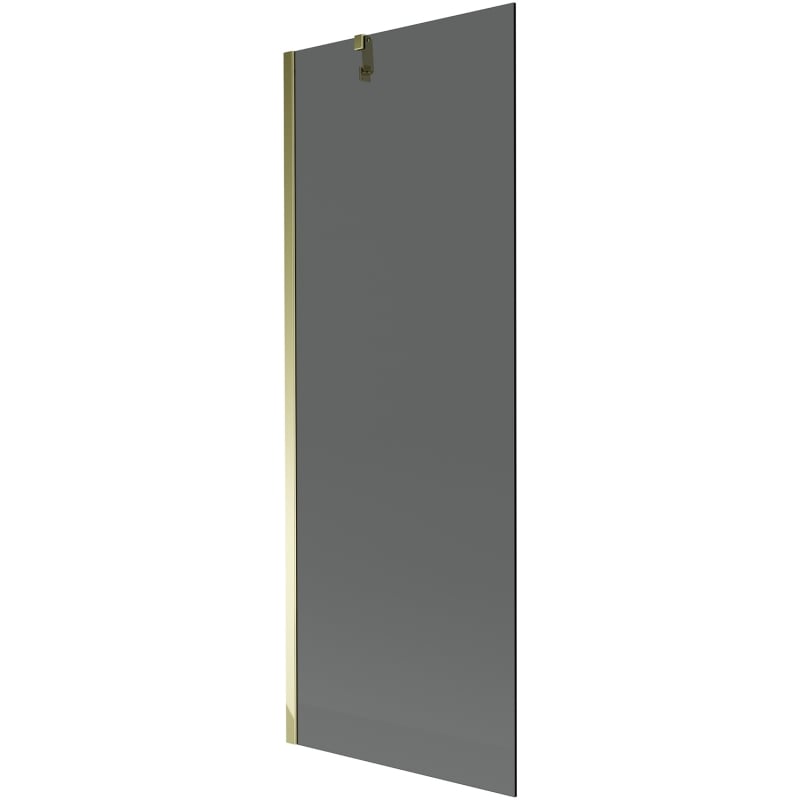 Mexen Next 1-flügelige Badeaufsatz 70 x 150 cm, Graphit, Gold - 895-070-000-00-40-50