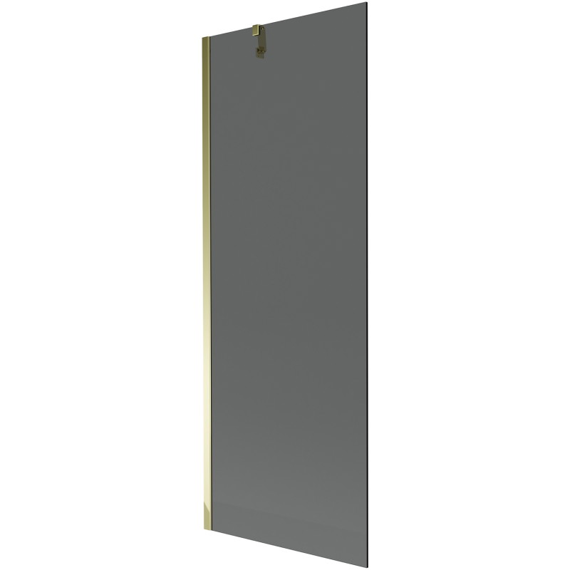 Mexen Next 1-flügelige Badewannenabtrennung 70 x 150 cm, Graphit, Gold - 895-070-000-00-40-50