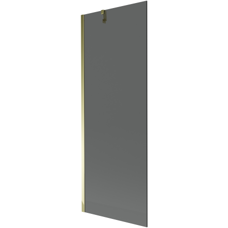 Mexen Next 1-flügelige Badewannenabtrennung 70 x 150 cm, Graphit, Gold - 895-070-000-00-40-50
