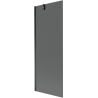 Mexen Next Duschabtrennung Badewanne 1-flügelig 70 x 150 cm, graphit, schwarz - 895-070-000-00-40-70