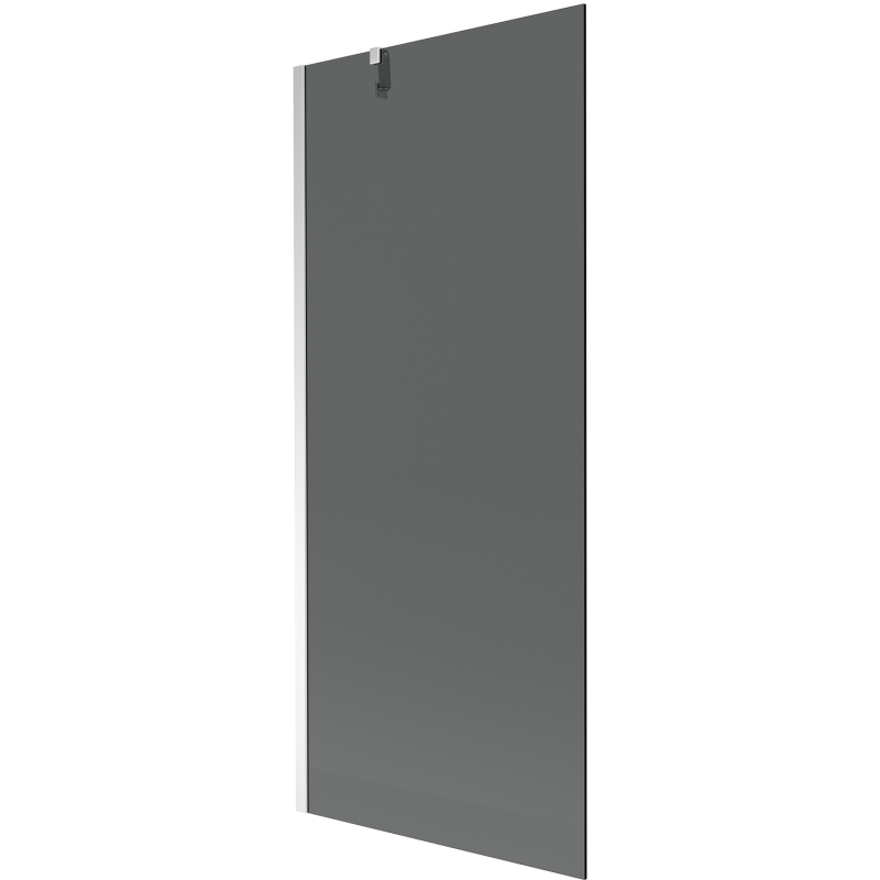 Mexen Next Badewannen-Faltwand, 1-flügelig, 80 x 150 cm, Graphit, Chrom - 895-080-000-00-40-01