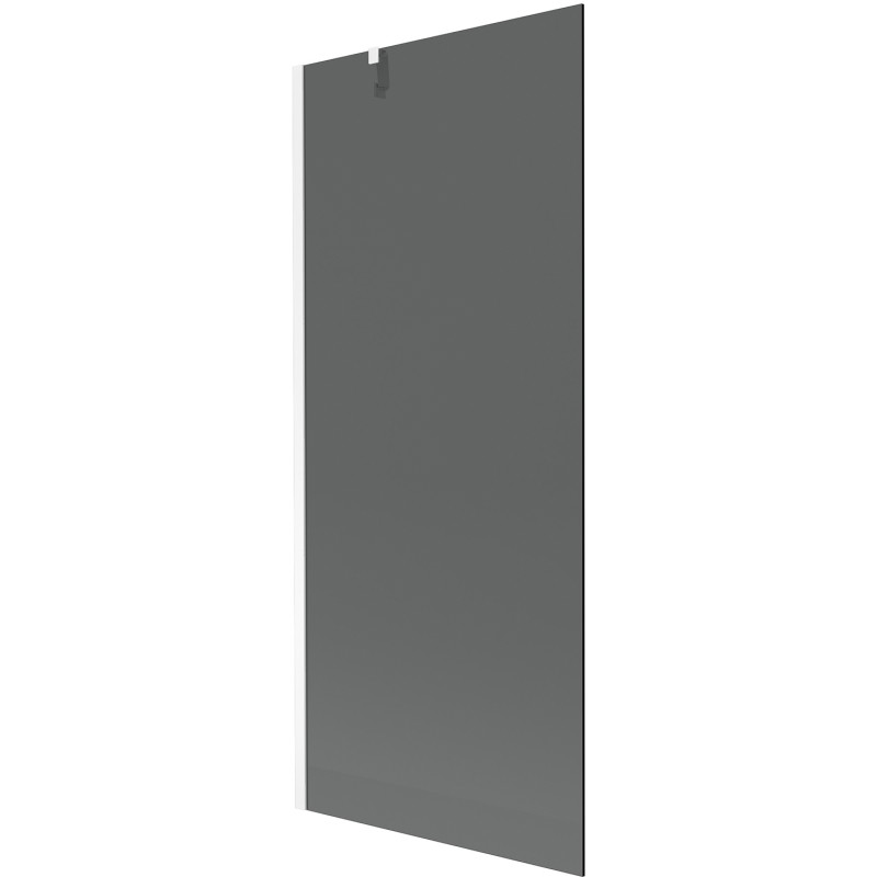 Mexen Next 1-flügelige Badewannenfaltwand 80 x 150 cm, Grafit, Weiß - 895-080-000-00-40-20
