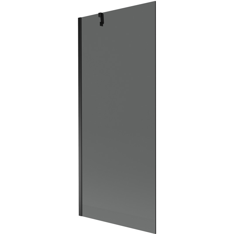 Mexen Next 1-flügelige Badewannenfaltwand 80 x 150 cm, Graphit, Schwarz - 895-080-000-00-40-70