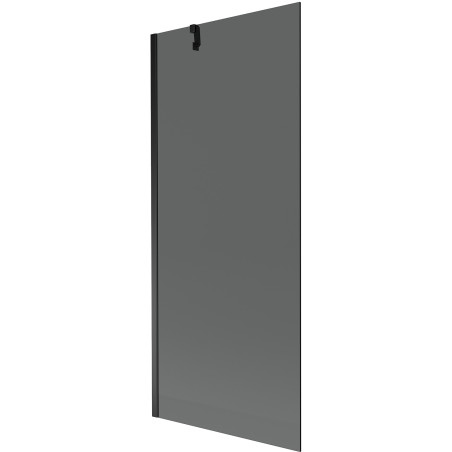 Mexen Next Badewannenabtrennung 1-flügelig 80 x 150 cm, Graphit, Schwarz - 895-080-000-00-40-70
