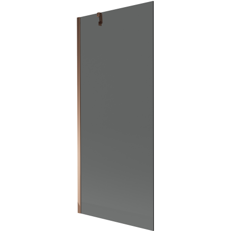 Mexen Next Duschabtrennung einflügelig 80 x 150 cm, Graphit, Roségold - 895-080-000-00-40-60