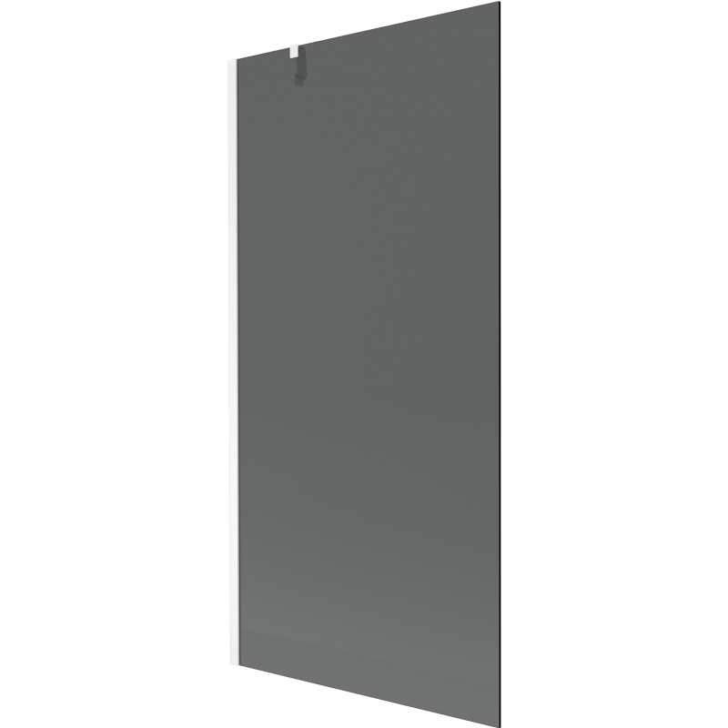Mexen Next Badewannenwand 1-flügelig 90 x 150 cm, graphit, weiß - 895-090-000-00-40-20