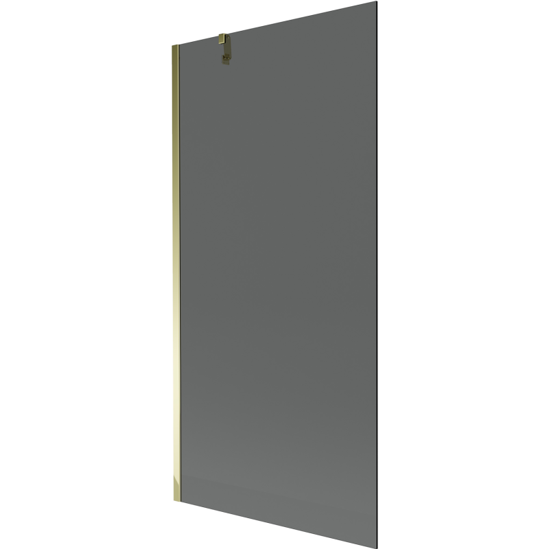 Mexen Next Duschwand 1-flügelig 90 x 150 cm, graphit, gold - 895-090-000-00-40-50